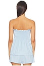 view 3 of 4 Ines Strapless Top in Sky Blue