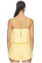 view 3 of 4 Grazia Scallop Hem Cami in Butter