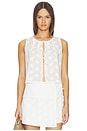 view 1 of 5 Anisa Embriodered Top in White