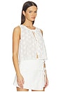 view 2 of 5 Anisa Embriodered Top in White