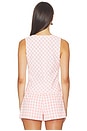 view 3 of 5 SABINA 탑 in Pink Gingham