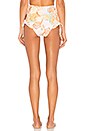 view 3 of 4 Animal Orchid High Waist Bikini Bottom in Multi