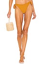 view 1 of 5 Constance Mid Tie Bikini Bottom in Mustard