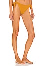view 2 of 5 Constance Mid Tie Bikini Bottom in Mustard