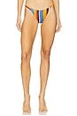 view 1 of 4 Ripple Ruched Bikini Pant in Stripe