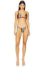 view 4 of 4 Ripple Ruched Bikini Pant in Stripe