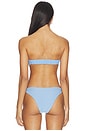 view 4 of 6 Zephyr Twist Bandeau Top in Sky Blue