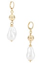 view 1 of 3 Ann Earrings in Gold