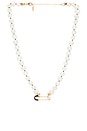 view 1 of 2 Pearl Goldy Jazz Necklace in Gold