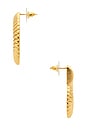 view 2 of 2 Tears Of The Ocean Earrings in Gold