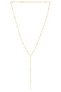 view 1 of 2 Bo Lariat Ball Necklace in Gold