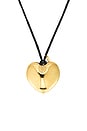 view 2 of 2 Big Heart Necklace in Gold