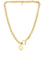 view 1 of 2 Iris Necklace in Gold