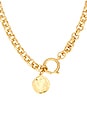 view 2 of 2 Iris Necklace in Gold