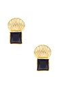 view 1 of 2 Fulton Earrings in Gold