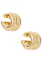 view 1 of 3 Chloe Huggies in Gold