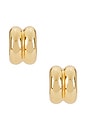 view 3 of 3 Chloe Huggies in Gold