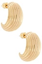 view 1 of 3 Florence Earrings in Gold