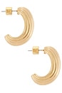 view 2 of 3 Florence Earrings in Gold