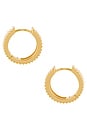 view 2 of 3 PENDIENTES DEBBIE in Gold