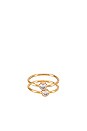 view 1 of 4 Aubrey Stacking Rings in Gold