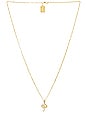 view 1 of 2 Snake Charm and Marlowe Chain Necklace in Gold