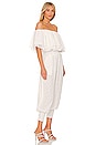 view 2 of 4 Bita Jumpsuit in White Clip Dot