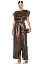 view 1 of 3 Sophia Jumpsuit in Burnished Bronze