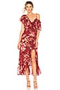 view 1 of 3 Talya Dress in Red Floral