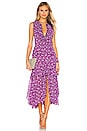 view 1 of 4 Ilona Dress in Purple Floral