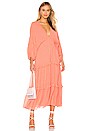 view 1 of 4 ROBE MI-LONGUE RIA in Coral