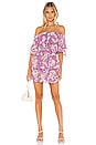 view 1 of 3 X REVOLVE Isella Dress in Pink Navy Floral