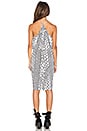 view 3 of 3 Domino Tie Front Mini Dress in White Tiles