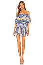 view 4 of 4 VESTIDO LUELLA in Tile Print Combo