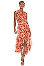 view 1 of 4 Ilona Dress in Mandarin Fan