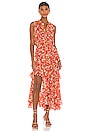 view 2 of 4 Ilona Dress in Mandarin Fan