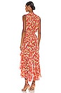 view 4 of 4 Ilona Dress in Mandarin Fan