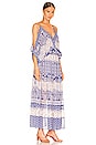 view 2 of 3 Farah Dress in Majorelle Mixed Tile