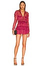 view 1 of 3 Anika Dress in Cardinal Tile
