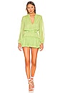 view 1 of 4 x REVOLVE Lorena Dress in Green Clip Dot in Green Lurex Clip Dot