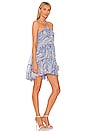 view 2 of 3 MINIVESTIDO SASTRA in Blue Swirl