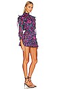 view 2 of 3 GIANNA 미니 원피스 in Flora Electric