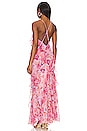 view 3 of 4 Damita Dress in Fire Florals Mix