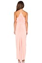 view 3 of 3 Domino Tie Front Maxi Dress in Blush