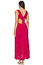 view 3 of 3 ROBE MAXI VALENCIA in Pink Eyelet