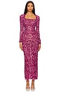 view 1 of 3 Ronda Dress in Fauna Abstract Mesh