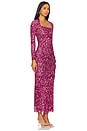 view 2 of 3 Ronda Dress in Fauna Abstract Mesh