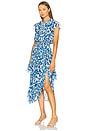 view 3 of 4 Ilysa Dress in Blue Watercolor Mix