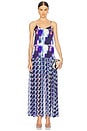 view 1 of 3 Pauline Dress in Amethyst Geo Mix