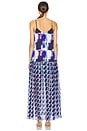 view 3 of 3 Pauline Dress in Amethyst Geo Mix